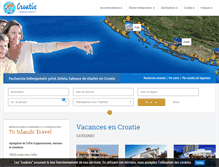 Tablet Screenshot of croatie-vacances-hotels.fr